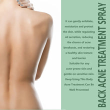 Load image into Gallery viewer, Jaysuing Repair Back Acne Care Spray Shoulder Pimple Remove Fade Acne Scar Soothe Body Nourish Skin Cleansing Body Pimples Spray
