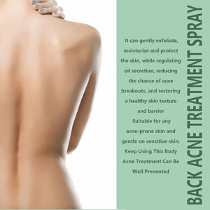 Jaysuing Repair Back Acne Care Spray Shoulder Pimple Remove Fade Acne Scar Soothe Body Nourish Skin Cleansing Body Pimples Spray