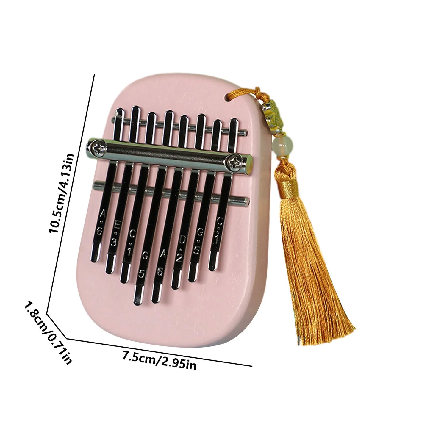 Kalimba Thumb Piano 8 Key Alto Mini Kalimba Instrument Portable Mbira Finger Piano Finger Instruments Decorative Cute For Kids