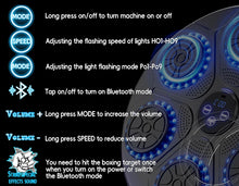 Load image into Gallery viewer, New Music Boxing Machine Smart Bluetooth Wall Mounted Music Boxing Trainer Gym Home Electronic Boxing Target Punching Equipment

