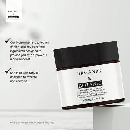 Organic & Botanic Mandarin Orange Day Moisturiser with Vitamin C & Sea Buckthorn 60ml | Lightweight Hydration