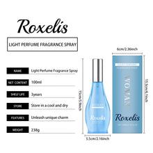 Load image into Gallery viewer, Roxelis Pheromone Perfume Spray Freshing Long Lasting Light Fragrance Flirt Seduction Aroma Elegant Release Charm Dating Perfume
