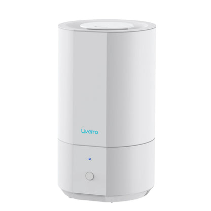 4L Top Fill Humidifier for Bedroom, Cool Mist with Ultrasonic Quiet, Auto Shut-off and Easy to Clean,  40Hrs Runtime, White