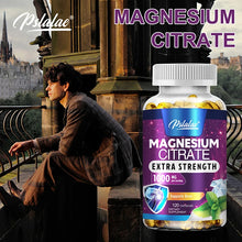 Load image into Gallery viewer, Magnesium Citrate 1000mg - Maximum Absorption for Muscle, Nerve, Bone and Heart Health - 120 Capsules
