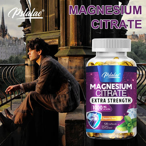 Magnesium Citrate 1000mg - Maximum Absorption for Muscle, Nerve, Bone and Heart Health - 120 Capsules