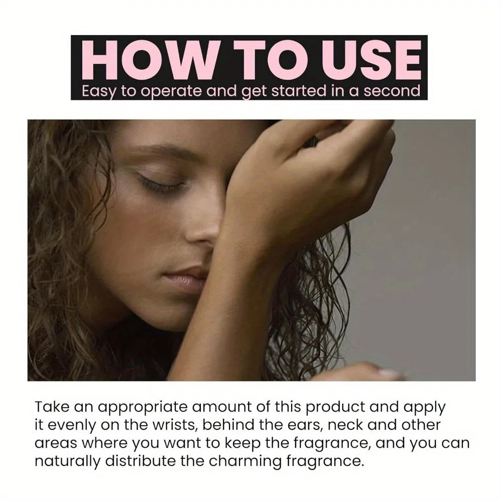 Women's enhanced perfume, long-lasting scent, perfect for appealing to men - the perfect gift for Christmas, birthdays, annivers