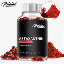 Load image into Gallery viewer, Astaxanthin - Promotes Cardiovascular Health and Accelerates Metabolism, Supports Eye and Joint Health - 60 Capsules
