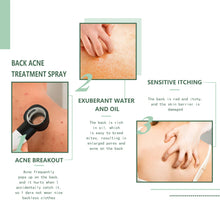 Load image into Gallery viewer, Jaysuing Repair Back Acne Care Spray Shoulder Pimple Remove Fade Acne Scar Soothe Body Nourish Skin Cleansing Body Pimples Spray
