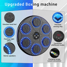Load image into Gallery viewer, New Music Boxing Machine Smart Bluetooth Wall Mounted Music Boxing Trainer Gym Home Electronic Boxing Target Punching Equipment
