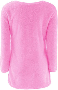 2024 Women Warm Sweaters Solid Color O Neck Loose Knitted Pullover Long Sweater Casual Blouse Lady Hipster Comfortable Clothing