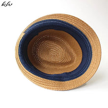 Load image into Gallery viewer, Baby Hat Fashion Straw Cap For Boys Girls Children Breathable Hat Show Kids Hat Beach Caps Summer Sun Hats
