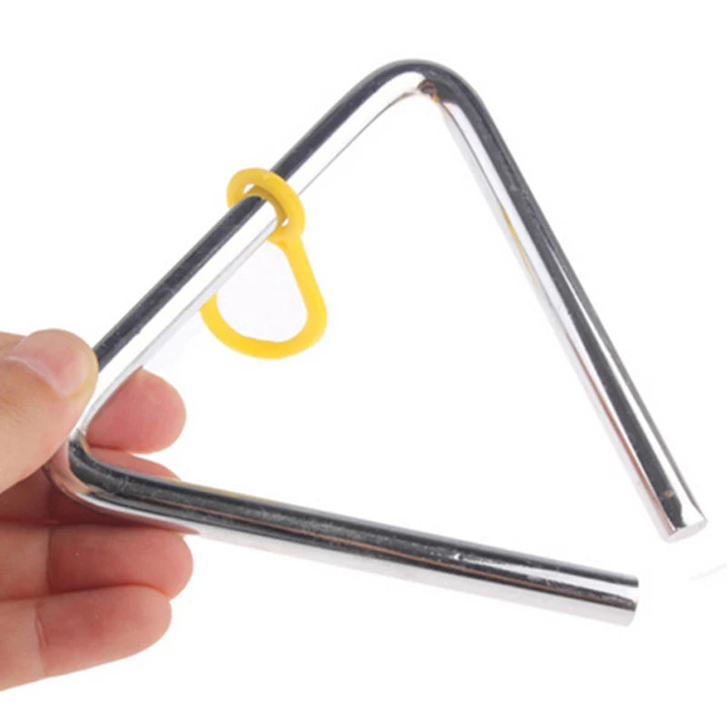 Musical Instrument Rhythm Band Educational Preschool Triangled Percussion 4/5/6/7/8/ inch