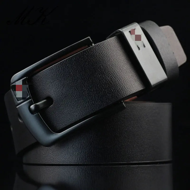 Maikun Belt Vintage Fashion Alloy Pin Buckle Men's Belts Student Wild For Men Business Casual Belt