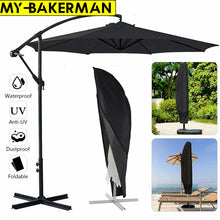 Load image into Gallery viewer, 183-280cm Outdoor Patio Umbrella Waterproof Protective Cover with Zipper for Garden Cantilever Parasol Umbrellas Case
