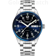 Load image into Gallery viewer, Luminous Watch Men 2020 CARNIVAL Mens Watches Top Brand Luxury Waterproof Sports Quartz Wristwatch Japan Movement Watch For Men
