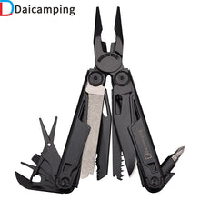 Load image into Gallery viewer, Daicamping DL12 EDC Multi Tools Multifunctional 7CR17MOV Plier Camping Gear Blade Multitools Clip Army Swiss Folding Multi Knife

