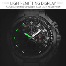 Load image into Gallery viewer, Sports Watches For Men Fashion Quartz Men Big Clock WWOOR Top Brand Luxury Military Full Steel Waterproof Chronograph Wristwatch
