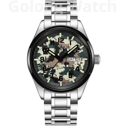 Luminous Watch Men 2020 CARNIVAL Mens Watches Top Brand Luxury Waterproof Sports Quartz Wristwatch Japan Movement Watch For Men
