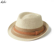 Load image into Gallery viewer, Baby Hat Fashion Straw Cap For Boys Girls Children Breathable Hat Show Kids Hat Beach Caps Summer Sun Hats
