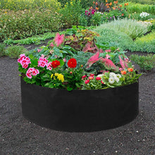 Load image into Gallery viewer, 10/40/50/100 Gallons fabric garden raised bed round planting container grow bags fabric planter pot for plants nursery pot
