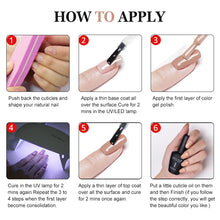 Load image into Gallery viewer, NAILCO 15ml Transparent Nude Color Series Jelly Gel Nail Polish Pink Red Nails Art Manicure Gel Varnishes Gellack Design Lacquer
