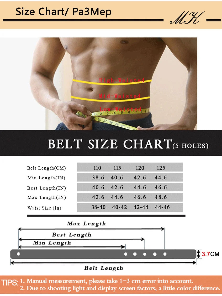 Maikun Belt Vintage Fashion Alloy Pin Buckle Men's Belts Student Wild For Men Business Casual Belt