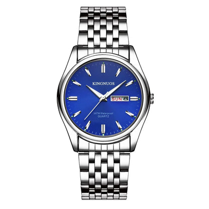 New Top Selling Fashion Luxury Wristwatch for Men Hour Date Week Display Reloj Male Clock Steel Waterproof Quartz Men's Watches