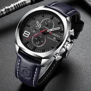 New Men Watches Top Brand Luxury CURREN Military Quartz Watch Men's Sport Wristwatch Relogio Masculino Waterproof