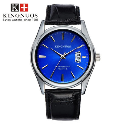 Men Wristwatches  Wrist Watch Men's Top Brand Luxury Business Male Clock Date Quartz-Watch Leather Relogio Masculino Hodinky