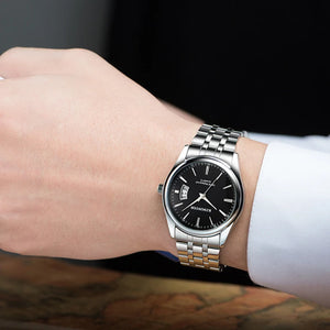Men Wristwatches  Wrist Watch Men's Top Brand Luxury Business Male Clock Date Quartz-Watch Leather Relogio Masculino Hodinky
