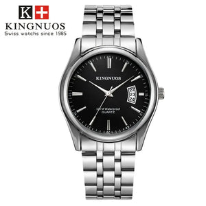 Men Wristwatches  Wrist Watch Men's Top Brand Luxury Business Male Clock Date Quartz-Watch Leather Relogio Masculino Hodinky