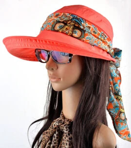 Summer hats for women  chapeu feminino new fashion visors cap sun cap collapsible anti-uv hat 6 colors