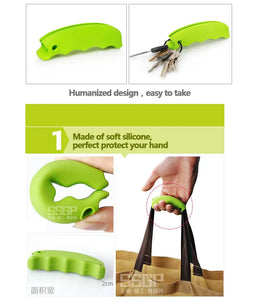 Shopping Bag Carrier Cady High Quality Silicon Grocery Holder Household Portable Comfortable Bag Holder