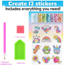 Load image into Gallery viewer, Kids Big Gem Diamond Painting Kit DIY Art Crafts Magical 5D Crysal Paint by Number Mosaic Stickers Boys Girls Diamond Embroidery
