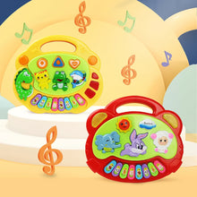 Load image into Gallery viewer, Kids Cartoon Piano Keyboard Game with Animal Sounds Flashing Light Music Baby Instrument Music Toys Educational Toys Kids Gifts
