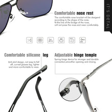 Load image into Gallery viewer, Top Aluminum Magnesium Square Polarized  Photochromic Sunglasses Men Sun Glasses Military Safety Driving Oculos De Sol Masculino
