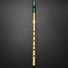 Load image into Gallery viewer, Brass Irish Whistle Flute Clarinet Tin Clarinet Metal Flute Musical Instrument Beginner Essentials Rugged
