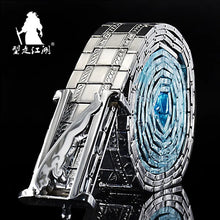 Load image into Gallery viewer, Mens belts Stainless steel Belt metal waistband goth Punk style luxury designer Panther Buckle Strap self-defense Belt male
