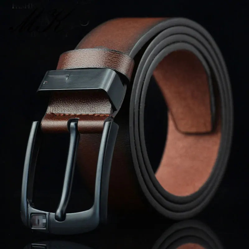 Maikun Belt Vintage Fashion Alloy Pin Buckle Men's Belts Student Wild For Men Business Casual Belt