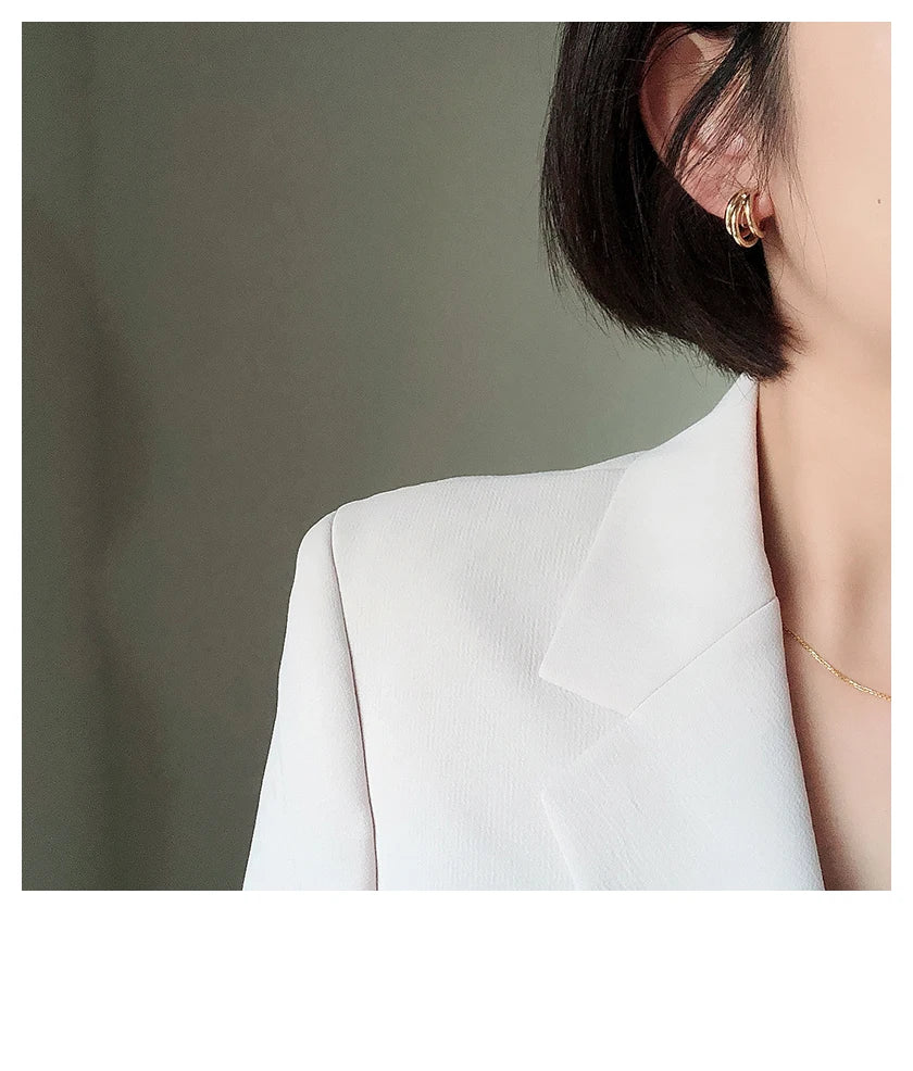 2025 New European and American Simple Metal Arc Earrings Are Small Accessories For Woman‘s Korean Fashion Jewelry Girls Students