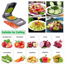 Load image into Gallery viewer, Vegetable Chopper Multifunctional Grater Cutter Kitchen Accessories Manual Fruit Slicer Potatos Shredders Cheese Onions Slicers
