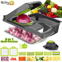 Load image into Gallery viewer, Vegetable Chopper Multifunctional Grater Cutter Kitchen Accessories Manual Fruit Slicer Potatos Shredders Cheese Onions Slicers
