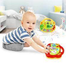 Load image into Gallery viewer, Kids Cartoon Piano Keyboard Game with Animal Sounds Flashing Light Music Baby Instrument Music Toys Educational Toys Kids Gifts
