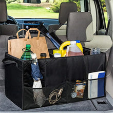 Load image into Gallery viewer, Car Trunk Storage Organizer Compartment Collapsible Portable Storage Cargo Box for SUV, Auto, Truck - Nonslip Waterproof Bottom
