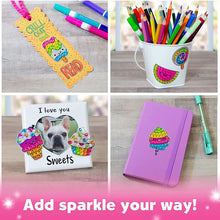 Load image into Gallery viewer, Kids Big Gem Diamond Painting Kit DIY Art Crafts Magical 5D Crysal Paint by Number Mosaic Stickers Boys Girls Diamond Embroidery
