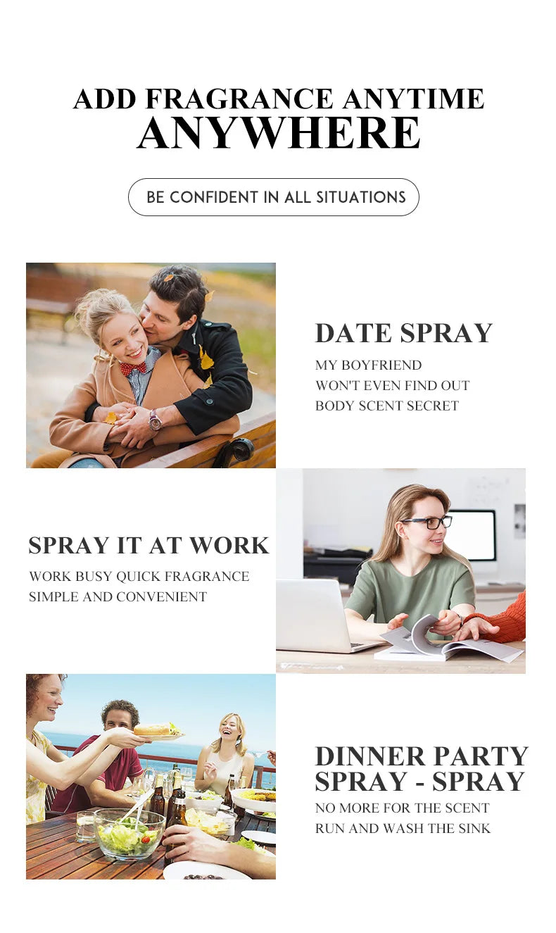 35ML Women Perfume High Quality Fresh Light Fragrance Girl Oil Pheromones Perfume Attracts The Opposite Sex Lasting Fragrance