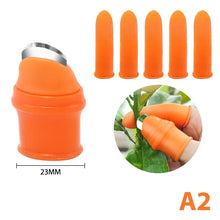 Load image into Gallery viewer, Thumb Cutter Gardening Tools Pruning Shears Garden Picking Plant Vegetables Separator Finger Tool Multifunction Kitchen Cutter
