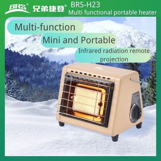 Portable Outdoor Gas Heater Camping Fishing Fish House Warmer Butane Propane Double Burner Heating Stove Infrared Gas Heater