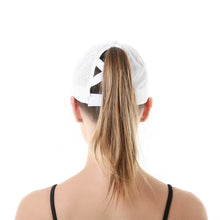 Load image into Gallery viewer, Baseball Caps For Women Hats New Breathable Mesh Sun Visor Hats Female Summer European Outdoor Sports Criss Cross Ponytail Hat
