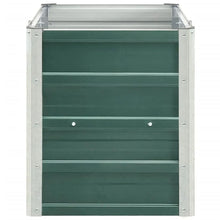 Load image into Gallery viewer, Garden Raised Bed Galvanized Steel 94.5x15.7x17.7 Green
